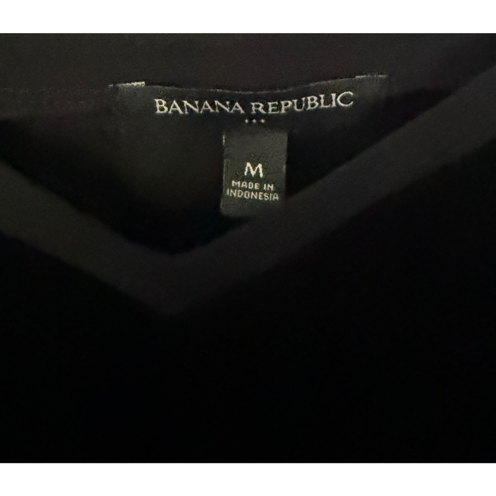 Y2K Banana Republic Velvet Camisole Black V Neck Whimsigoth Dark Romantic Fairy - Picture 4 of 8